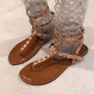 8/$20 Leather Studded Gladiators